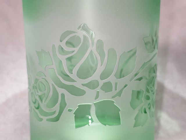 作成したグラスです。_クリスタル Y 上大岡