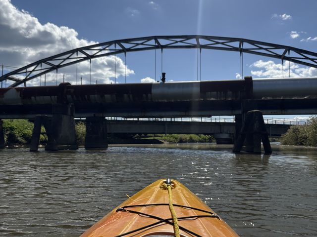 川の流れがゆるやかで初心者でも
安心してのぞめました!_石巻カヌー体験 ひたかみ水の里