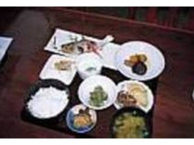 地元で採れた山の幸が並ぶ人気の定食_みとく苑