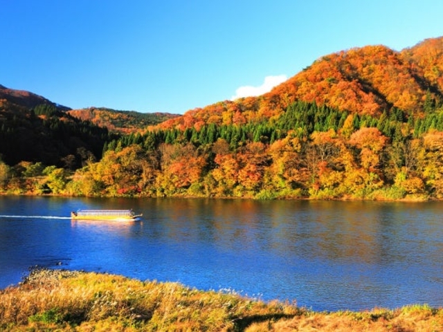 最上峡の紅葉_最上峡の紅葉
