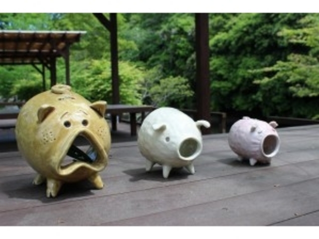 蚊除け対策はこれで!
豚の蚊遣り作り!_森町体験の里アクティ森
