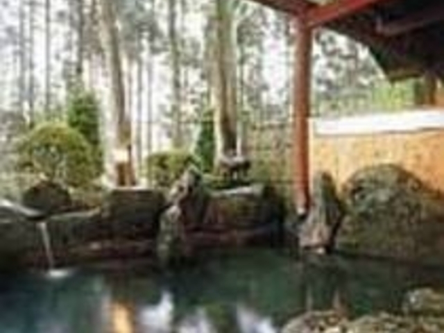 毎日新鮮な温泉を流している露天風呂_本伝