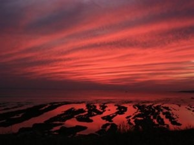 夕景_割烹旅館 清都