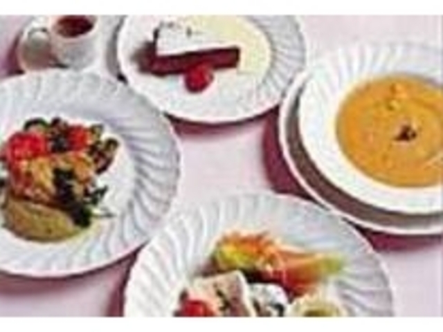盛り付けも鮮やかな、料理の数々である_サバティーニ・ディ・フィレンツェ銀座店
