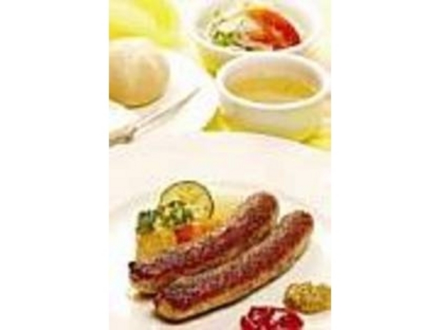 香ばしい味わい『ブラートブルストランチ』_森のソーセージレストラン ベルツ