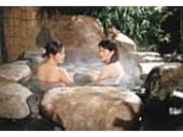 カップルに人気の貸切露天岩風呂_貝殻節の里 旅風庵