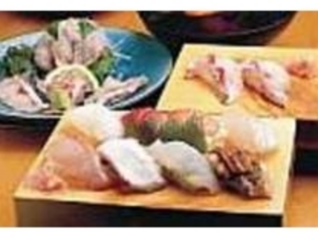 『ノドグロの刺身』、『にぎり盛合せ』_三七十鮨