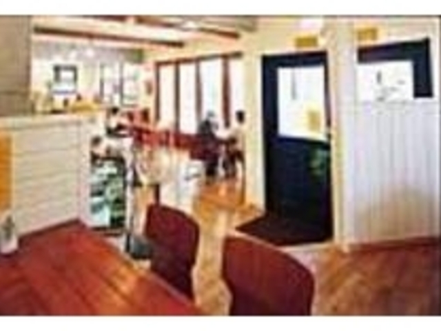 木の感触が温かい店内は、ゆっくりできる_CAFE!HUNGRY CATERPILLAR