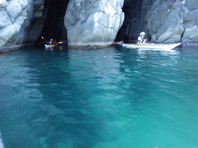 透明な海〜♪_弓ヶ浜カヌースクール