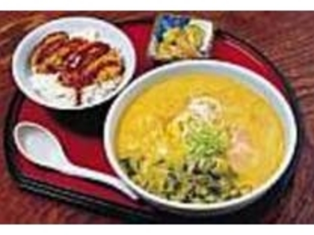 ミニカツ丼付『らあめんAセット』_我路