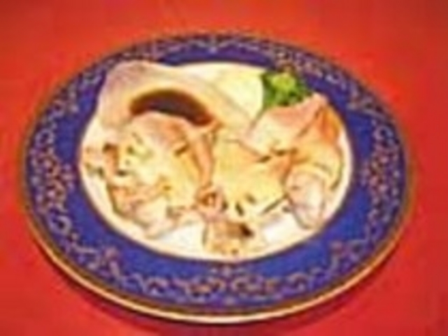 オススメの『ホッキ貝のステーキ』_展望スカイレストラン「シーガル」