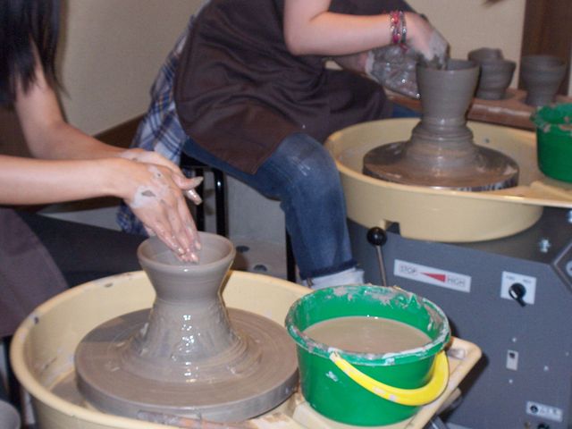 電動ろくろ陶芸体験_陶工房 釉日