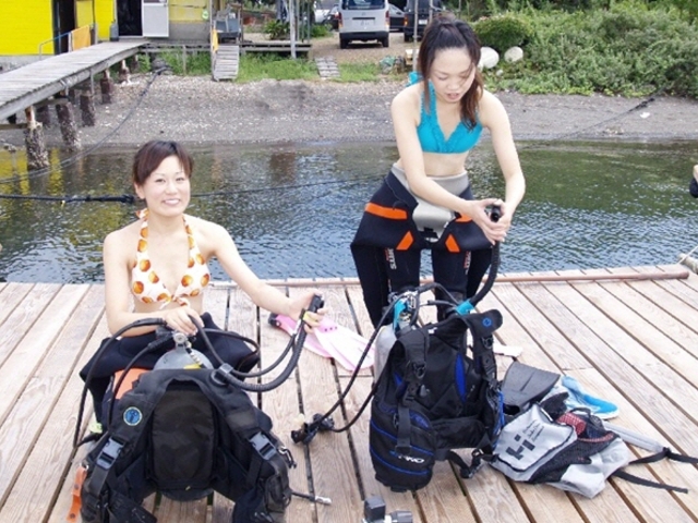 穏やかな海でダイビング!_アリストダイバーズ