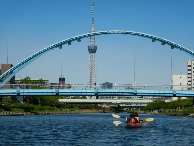 スカイツリーのベストポイントへ_Outdoor sports clubZAC
