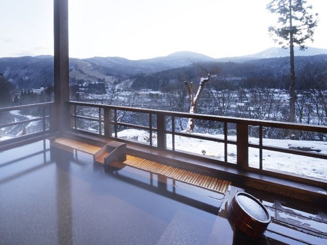 露天風呂眺め_妙高・山里の湯宿 香風館