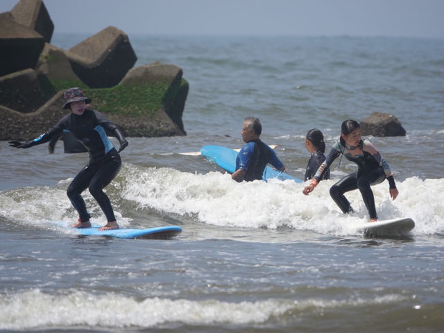親子でスクールに参加も大歓迎です!_KI SURF