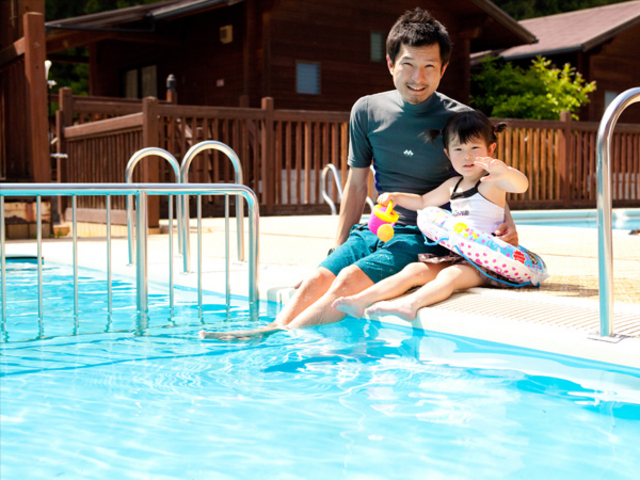滞在中無料の屋外プール(夏季限定)_たまゆらの里