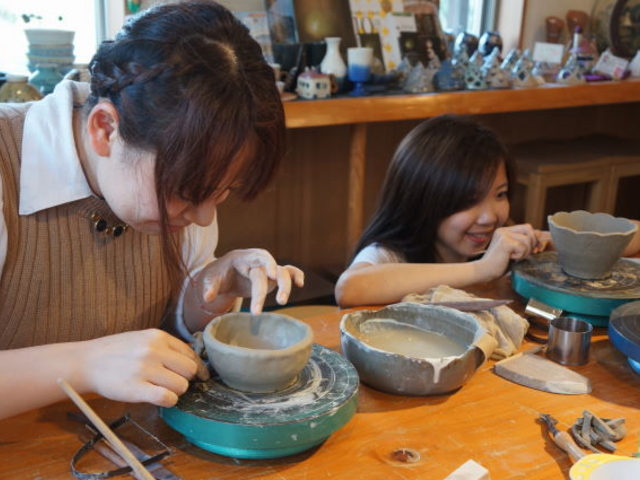 1日体験教室手ろくろコースで、自分だけのオリジナル陶器を作成できます。_志々陶 shishitou