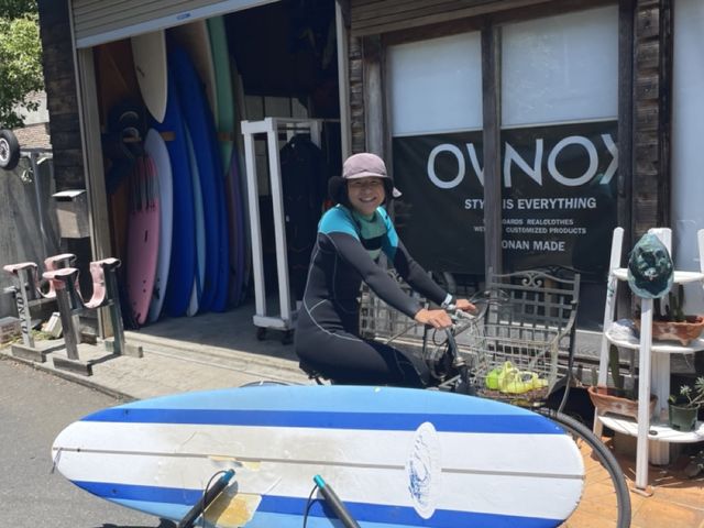 湘南スタイル、自転車に乗って海へ向かいます_ROCK GARAGE SURF AND SPORTS