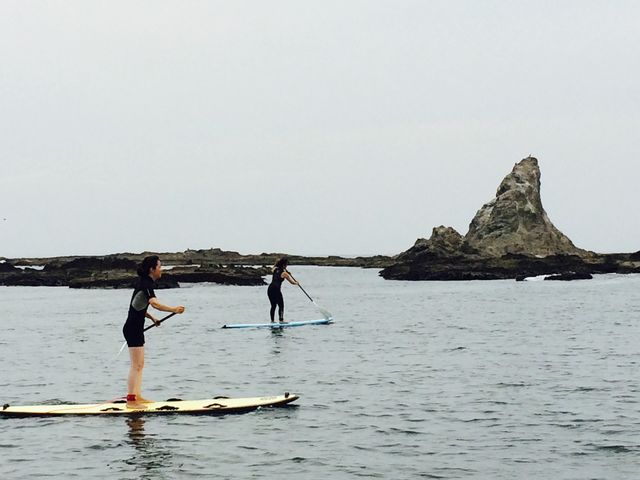 烏帽子岩まで、最高のエクササイズです_ROCK GARAGE SURF AND SPORTS