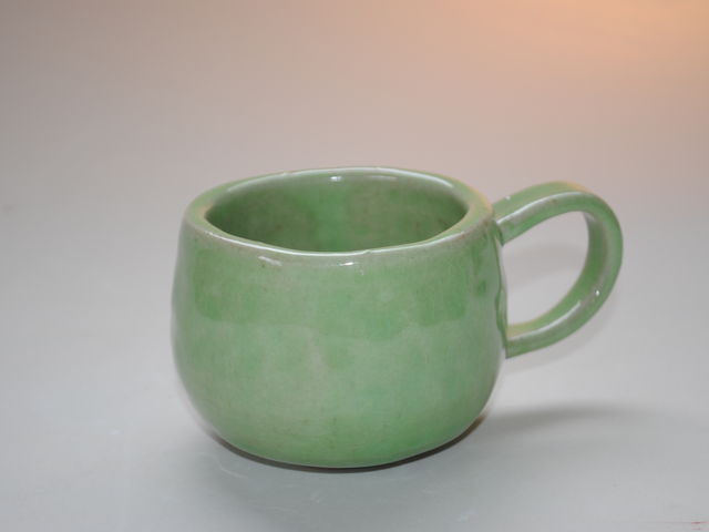体験コース2回の作品です。かわいらしいコーヒーカップに仕上がりました。_土工房陶芸教室