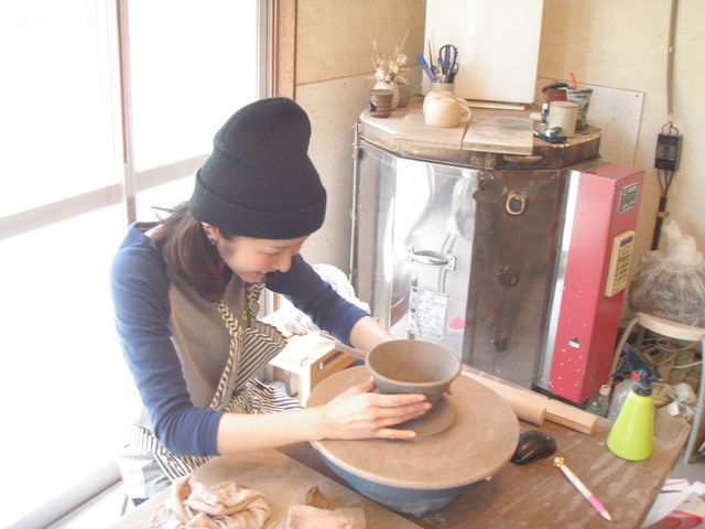 コーヒードリップもお手の物^^_陶芸工房 喜器【TOGEIKOBO KIKI】