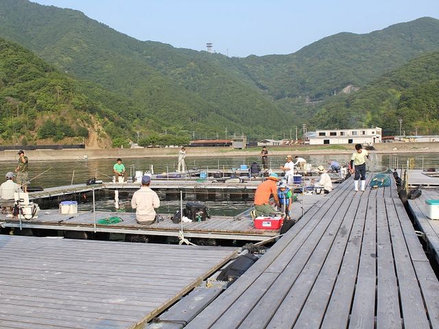 広々と海筏_フィッシングパーク錦