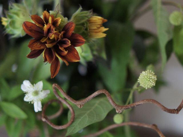 季節のお花を使います。お持ち帰りの心配もなくすぐにそのまま飾っていただけます。_GEO-IKEBANA