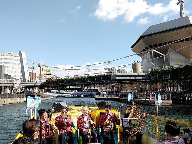 陽気なジャズマンたち_とんぼり River JAZZ Boat(とんぼりリバージャズボート)