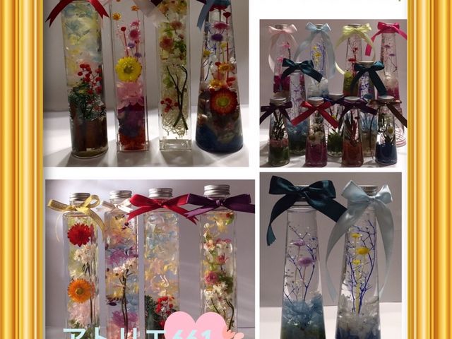 お部屋のインテリアや癒しで大人気のハーバリウム。_アトリエ661 カミス 〜パステルアート&アートリュミエール(ステンドグラスアート)〜