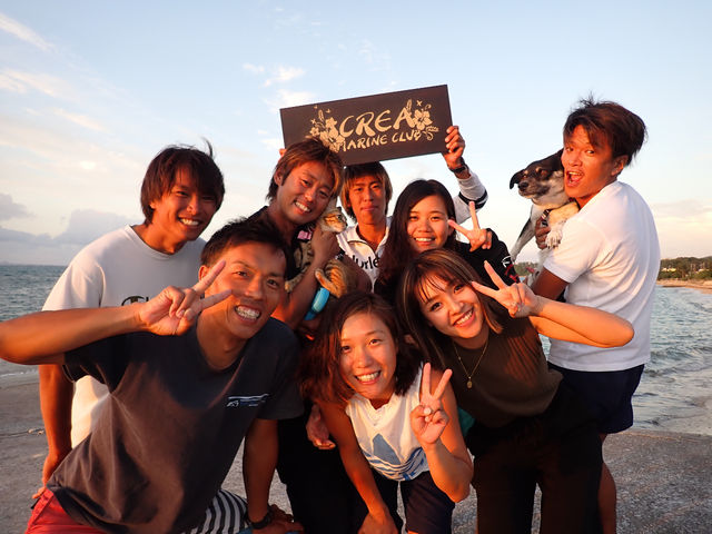元気で気持ちの良いスタッフが親切・丁寧にご案内させていただきます。皆、プロ資格を持つインストラクターです。_MARINECLUBCREA