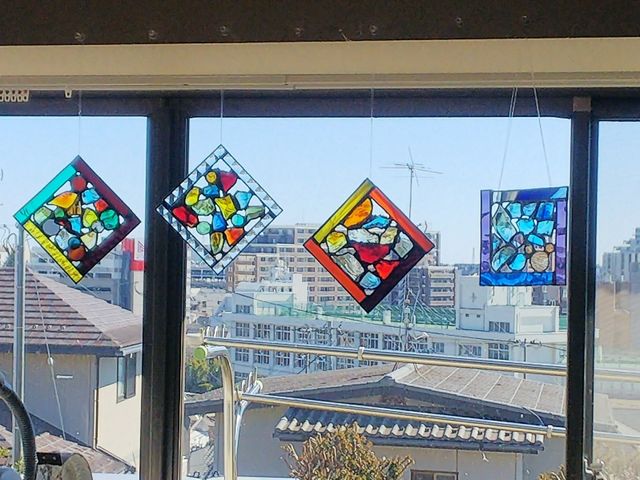 体験者の作品_ステンドグラス工房アキ
