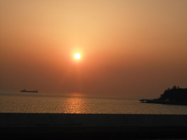 美しい夕日_松竹館