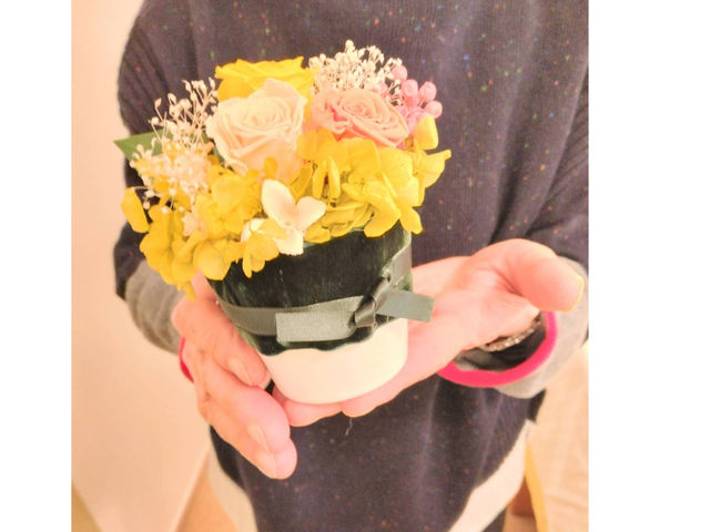ギフトフラワーを体験いただきました!_レスポワール青山