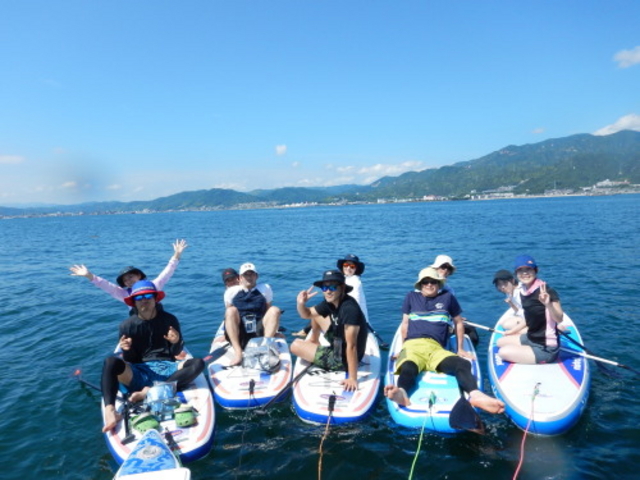 のんびりと海の上で_ウィンドサーフィン TEAM NARU