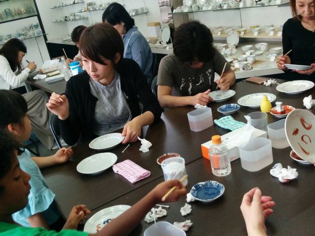 白山九谷色絵 遊