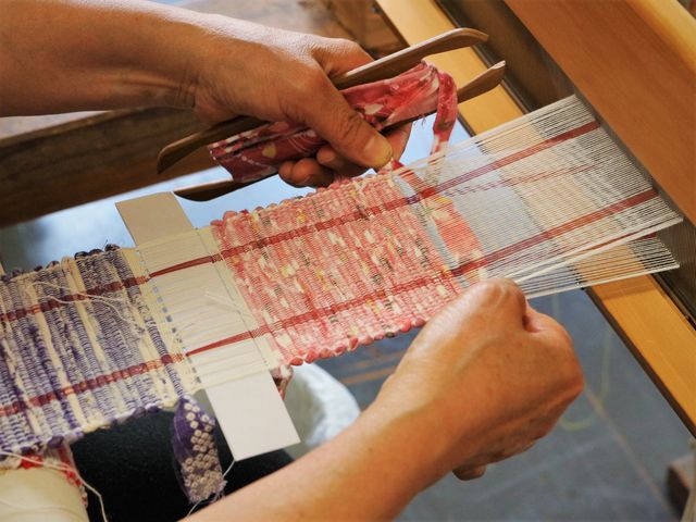 自分のお好きな布、大切な布を持参いただいてもOKです_大内佐野地織保存会