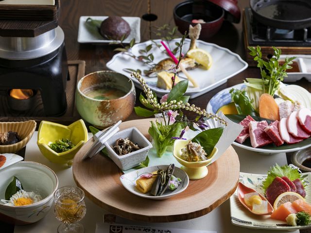 囲炉裏料理(例)_奥阿蘇の宿やまなみ