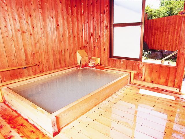 源泉掛け流し内風呂 男性_あったか温泉宿 美鈴荘
