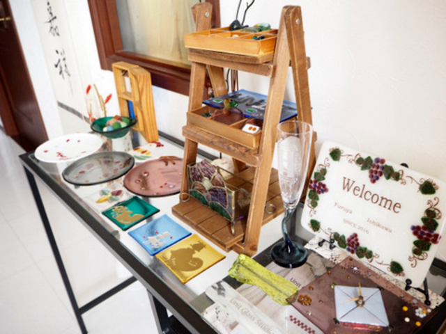 ガラス小物展示作品_Unitガラス工房