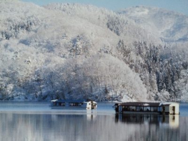 素敵な冬景色も堪能。。_野尻湖 宮川旅館