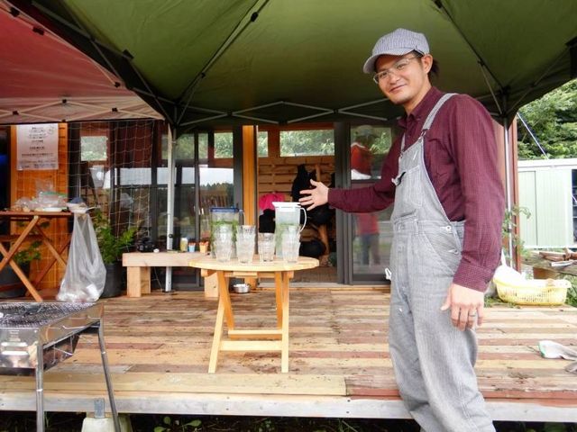 夏場は野外でも講座を行います。_CONSE FARM