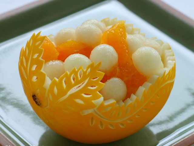 メロンの器_Carving Studio S
