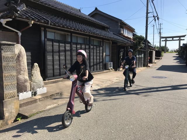 日本三大縁結び神社「気多大社」も巡れる!電動バイクの乗り心地に感動してください!_TABI-COLO(タビコロ)