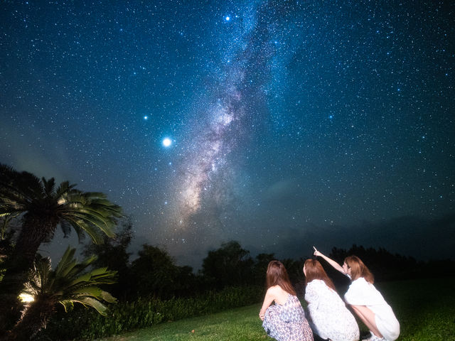撮影直前まで雲がありましたが☆開始とともに満天の星空が広がりました☆_石垣ラブフォト ishigaki_luvphoto