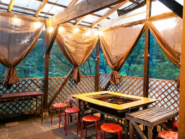 天候に左右されないBBQハウス_離れのペンション&レンタルCafe クレソン
