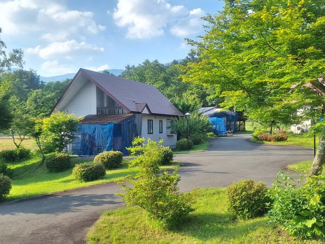 広い敷地内でゆっくりBBQ_離れのペンション&レンタルCafe クレソン