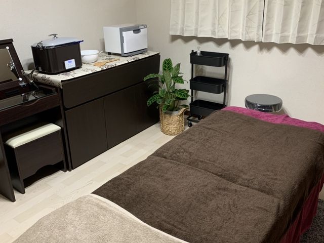 施術専用のお部屋になります。_ほんわか