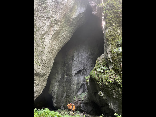 中が巨大なら入り口も巨大。この光景を前に圧倒されない人は人として何か欠落しています。笑 そんな迫力なのです。※これはラージマウスケイブ_POLEPOLE