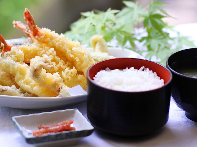 天ぷら定食_RVパーク Nanasegawa